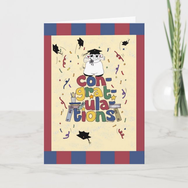 Cartão Graduation - Congratulations (Frente)