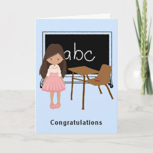Cartão Graduation Congratulations Card from Kindergarten.