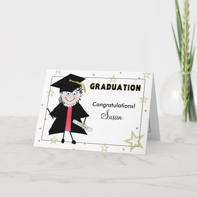 CARTÃO GRADUATION CONGRATULATIONS - DORI'S COLLECTIONS (Frente)