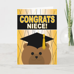 Cartão Graduation Congratulations for Niece