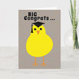 Cartão Graduation Congratulations to One Smart Chick