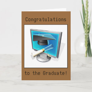 Cartão Graduation - IT/Computer