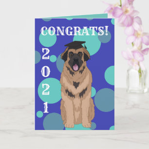 Cartão Graduation Leonberger