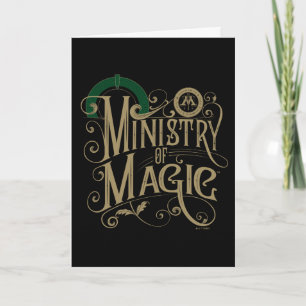 Cartão Gráfica VINTAGE MINISTRY OF MAGIC™