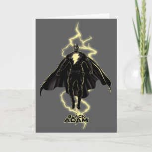 Cartão Gráfico Black Adam Lightning Silhouette