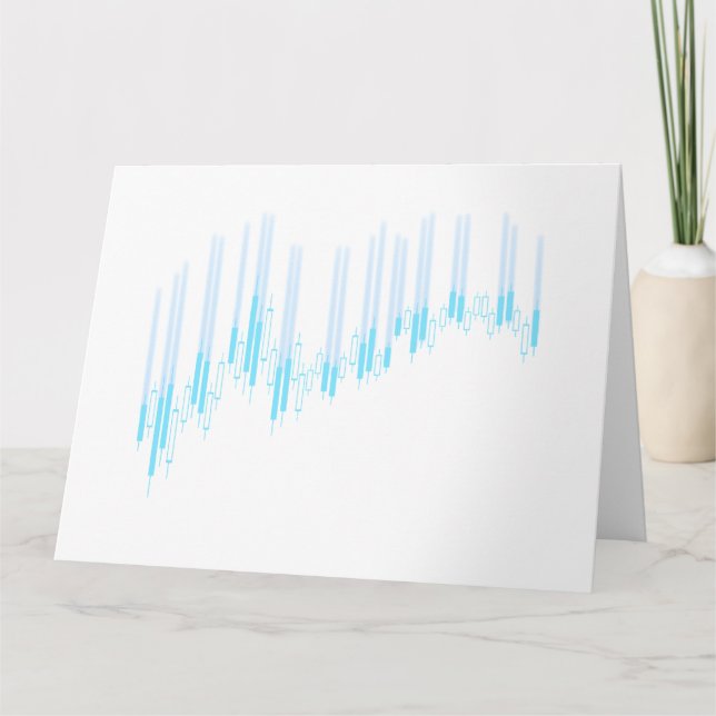 Cartão Gráfico Candlestick (Frente)