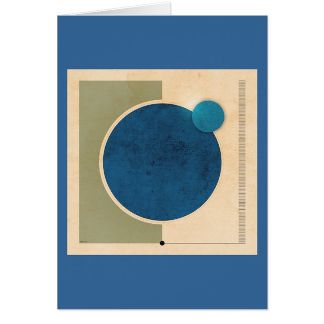 Cartão Gráfico da Terra e Lua (Frente)