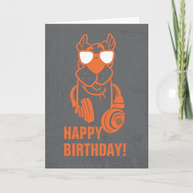 Cartão Gráfico de auscultadores "Legal maluco" Scooby-Doo (Frente)