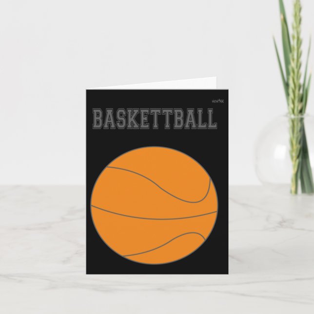 Cartão Gráfico de Basquete #1  (Frente)