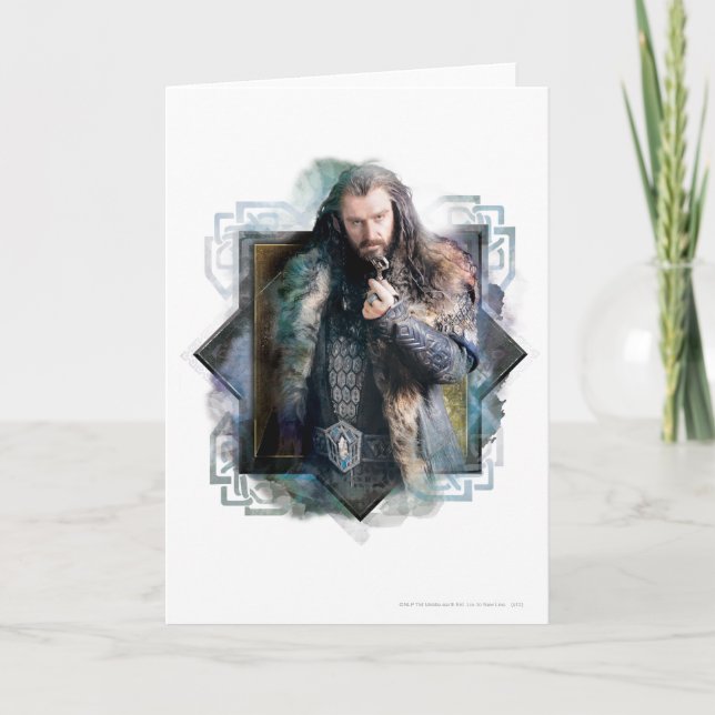 Cartão Gráfico de Caracteres THORIN OAKENSHIELD™ (Frente)