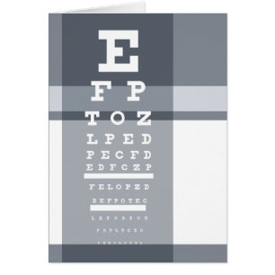 Cartão gráfico de olhos profissional