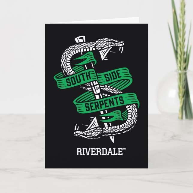 Cartão Gráfico de Serpentes Lados do Sul (Frente)