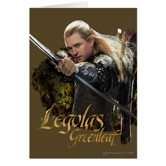 Cartão Gráfico do Arco de Desenho LEGOLAS GREENLEAF™ (Frente)