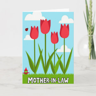 Cartão Gráfico do Dia das Mães da Primavera