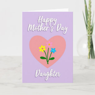Cartão Gráfico do Dia das Mães em Pastel