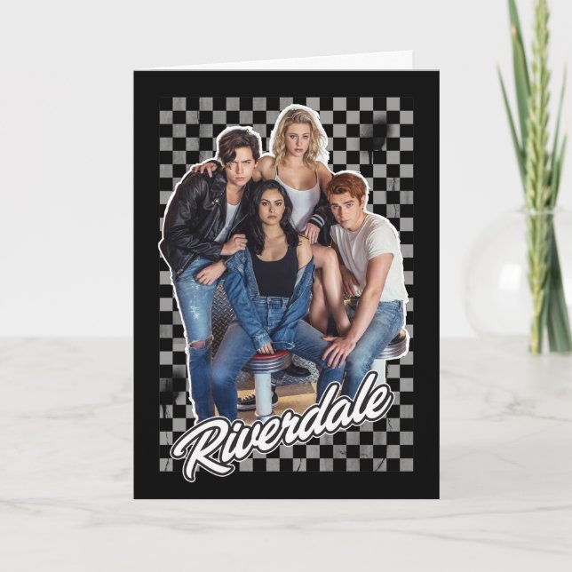 Cartão Gráfico do Grupo Riverdale Retro (Frente)