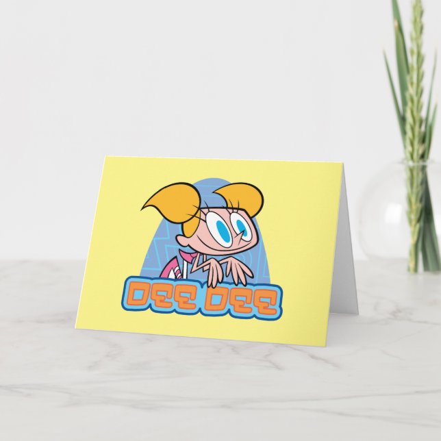 Cartão Gráfico do nome do caractere Dee (Frente)