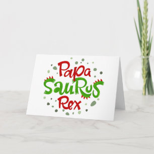 Cartão Gráfico do Papa Saurus Rex