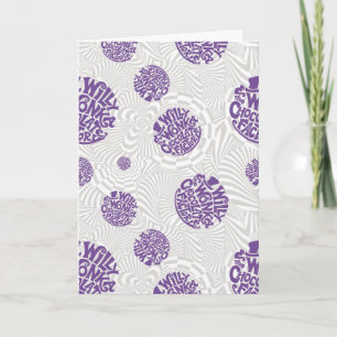 Cartão Gráfico Psicodélico do logotipo Willy Wonka