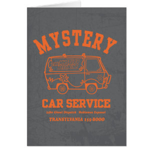 Cartão Gráfico Scooby-Doo "Mystery Car Service"