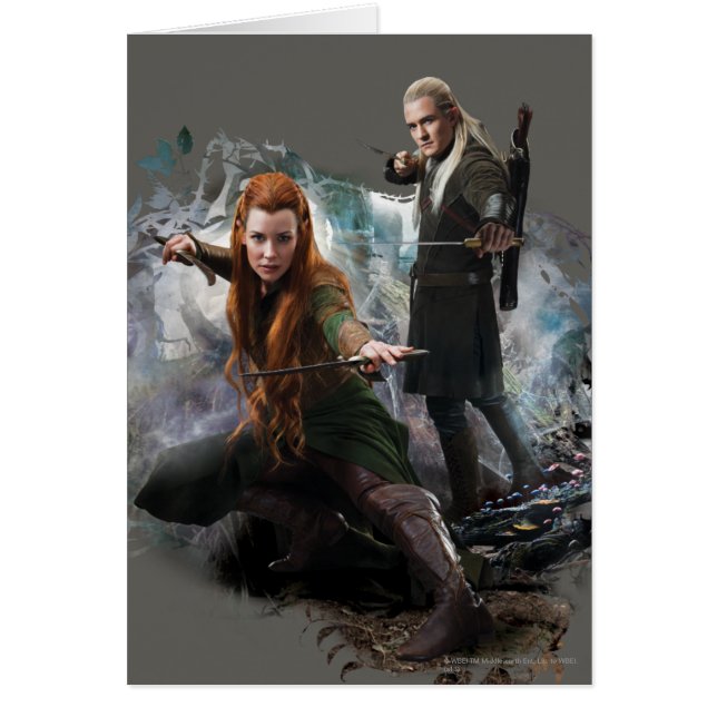Cartão Gráfico TAURIEL™ e LEGOLAS GREENLEAF™ (Frente)