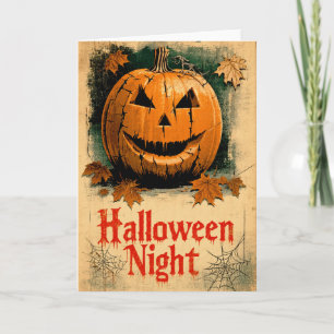 Cartão Gráficos de Halloween – Série Inspirada nos Anos 6