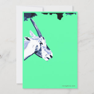Cartão Gráficos Oryx/Crow de Miriam Kilmer
