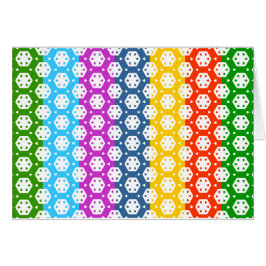 Cartão Gráficos simples - padrões felizes exóticos