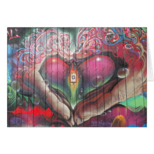 Cartão Grafite de Garagem de Rua