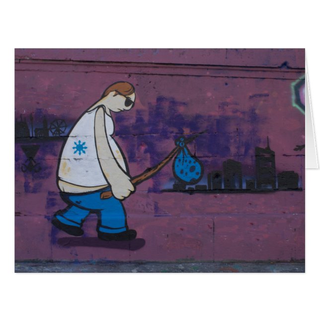 Cartão Grafite do Wanderer (Frente horizontal)