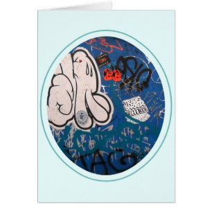 Cartão grafite "Etiqueta"