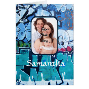 Cartão Grafite Personalizado