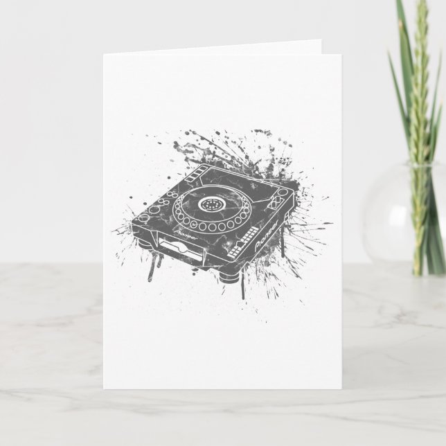Cartão Grafite Pioneer CDJ-1000 (Frente)