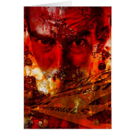 Cartão Grafite Vermelho