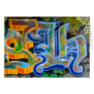 Cartão Grafite Wall Art