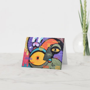 Cartão Grafites Notecard de Amsterdão