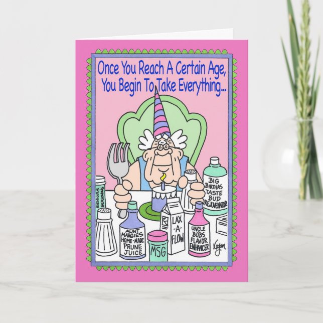 Cartão GRAIN OF SALT Birthday Card (Frente)
