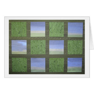 Cartão Grama do mar