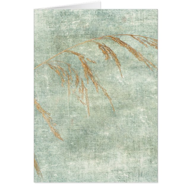Cartão Grama selvagem (Frente)