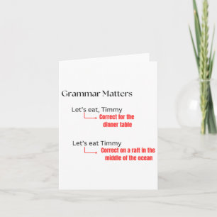 Cartão Gramática Engraçada S Piada Sticker