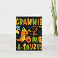 Grammie Do Dinossauro primeiro aniversario De Um S