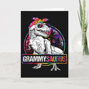 Cartão Grammysaurus Dinossauro Grammy Saurus Família Corr