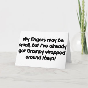 Cartão Grampy's Wrapped