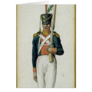 Cartão Granadeiro da guarda de Alexander mim