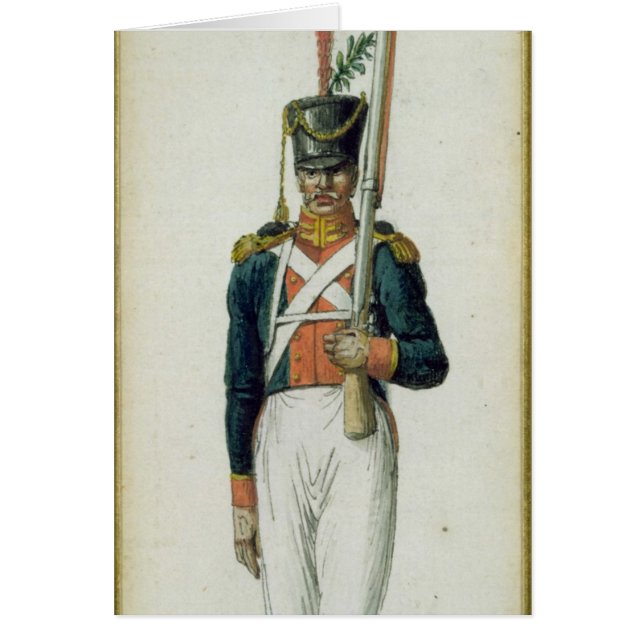 Cartão Granadeiro da guarda de Alexander mim (Frente)