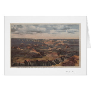 Cartão Grand Canyon, Arizona - Sombras de Nuvem do Hopi 2