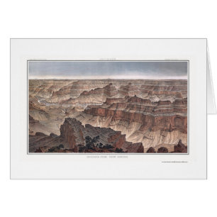 Cartão Grand Canyon da pinta. Sublime por Dutton 1882B