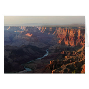 Cartão Grand Canyon e Colorado River na Arizona