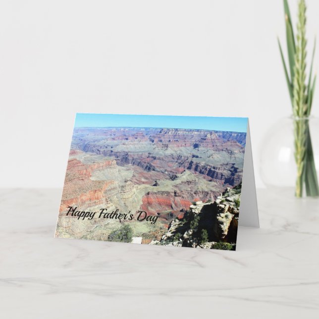 Cartão Grand Canyon Happy Father's Day Card (Frente)