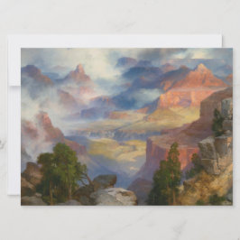 Cartão Grand Canyon in Mist (por Thomas Moran)